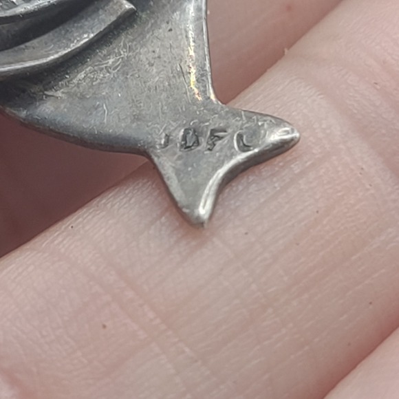 Estate Multicolor Fish Ring - Picture 6 of 8